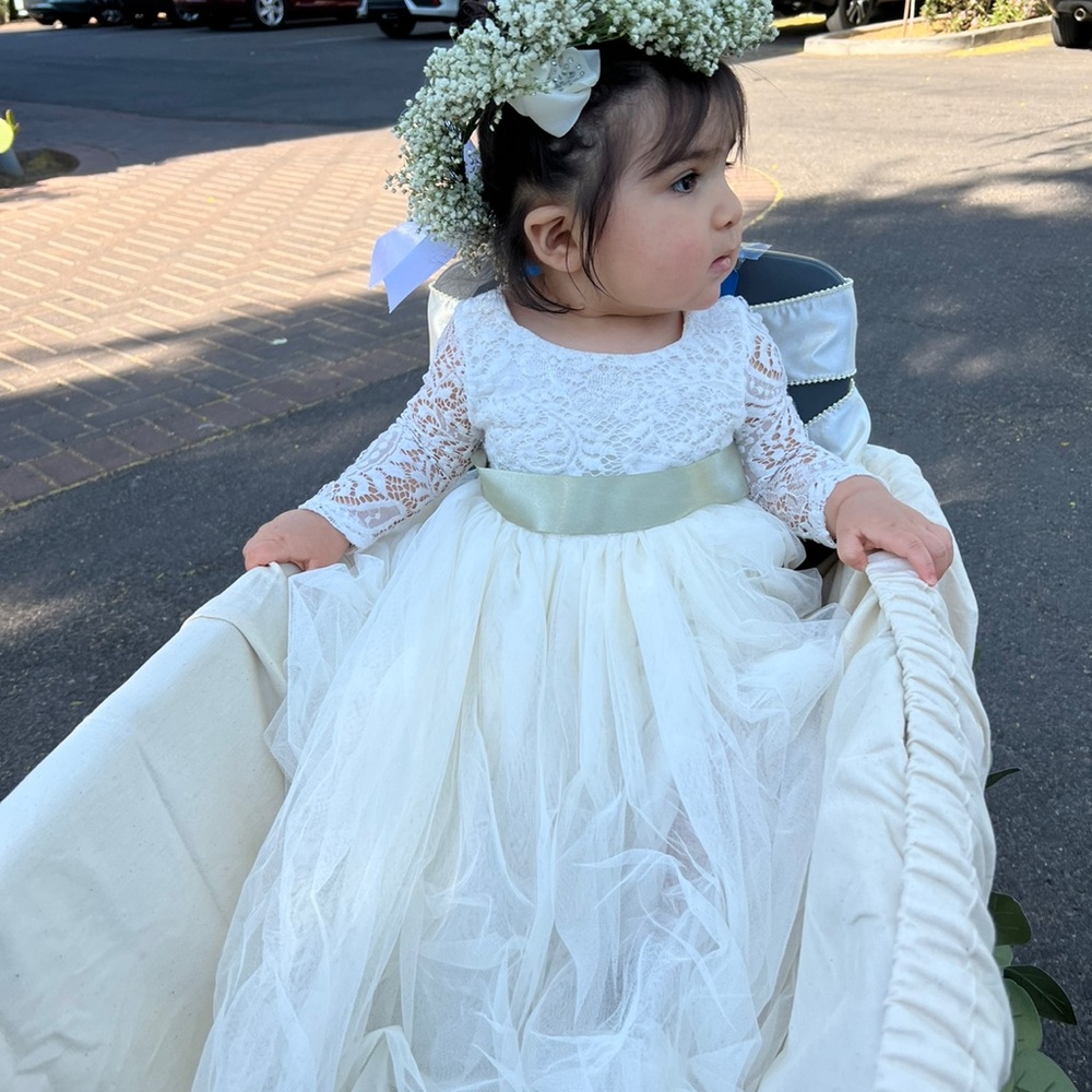 Hannah Rose Vintage flower girl dress